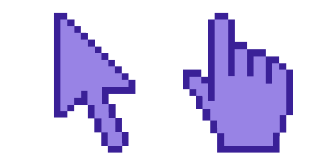 Medium Purple Pixel курсор