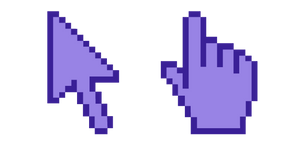 Medium Purple Pixel Curseur