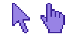 Medium Purple Pixel Cursor