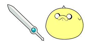 Adventure Time Beth and Sword cursor