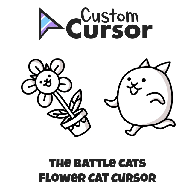 The Battle Cats Flower Cat курсор пак Custom Cursor