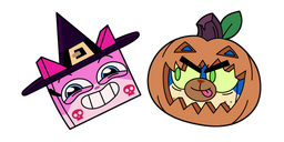 Unikitty! Halloween Unikitty and Puppycorn  Cursor