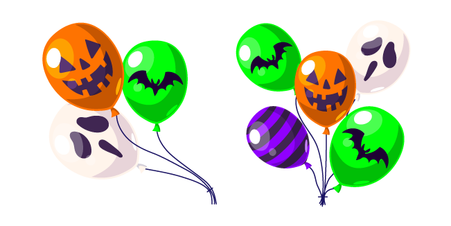 Halloween Balloons курсор