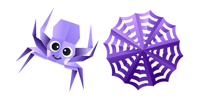 Origami Purple Spider Cursor