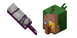 Minecraft Boneclub and Village Merchant Curseur