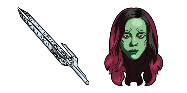 Guardians of the Galaxy Gamora and Sword курсор