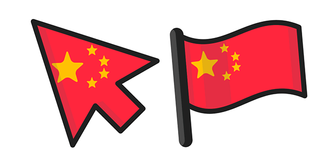 China Flag курсор