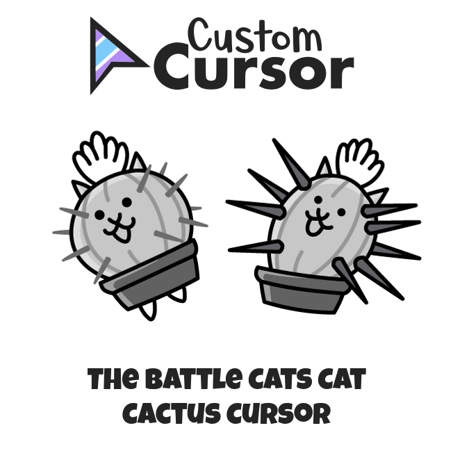 the-battle-cats-cat-cactus-cursor-custom-cursor