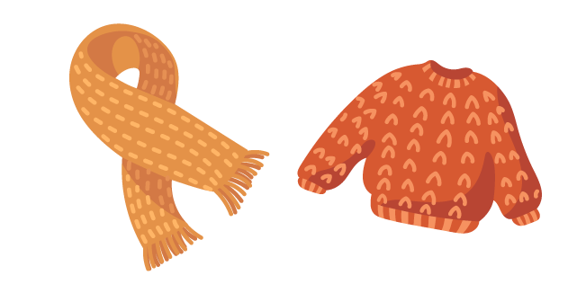 Scarf and Sweater Cursor