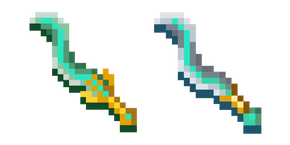 Minecraft Chill Gale Knife and Resolute Tempest Knife cursor