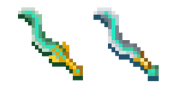 Minecraft Chill Gale Knife and Resolute Tempest Knife Cursor