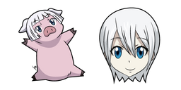 Fairy Tail Lisanna Strauss and Animal Soul Pig Cursor