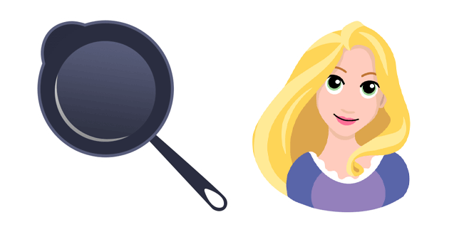 Rapunzel and Frying Pan Cursor