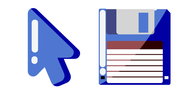 Minimal Floppy Disk Cursor