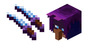 Minecraft Mystery Merchant and Fangs of Frost Cursor