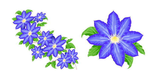 Blue Clematis курсор