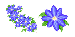 Blue Clematis Cursor