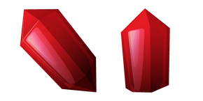 Red Quartz Crystal Curseur