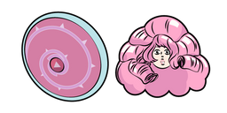 Steven Universe Rose Quartz and Shield Cursor