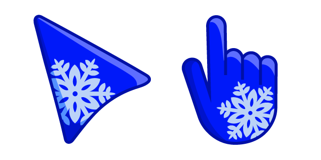 Blue Snow Cursor