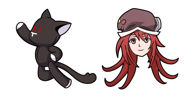 The World Ends with You Shiki Misaki and Mr. Mew Cursor