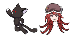 The World Ends with You Shiki Misaki and Mr. Mew Curseur