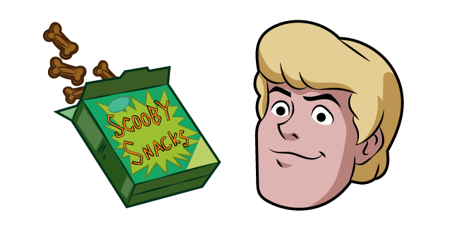 Scooby-Doo Fred Jones and Scooby Snacks курсор