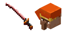 Minecraft Luxury Merchant and Master's Katana Curseur