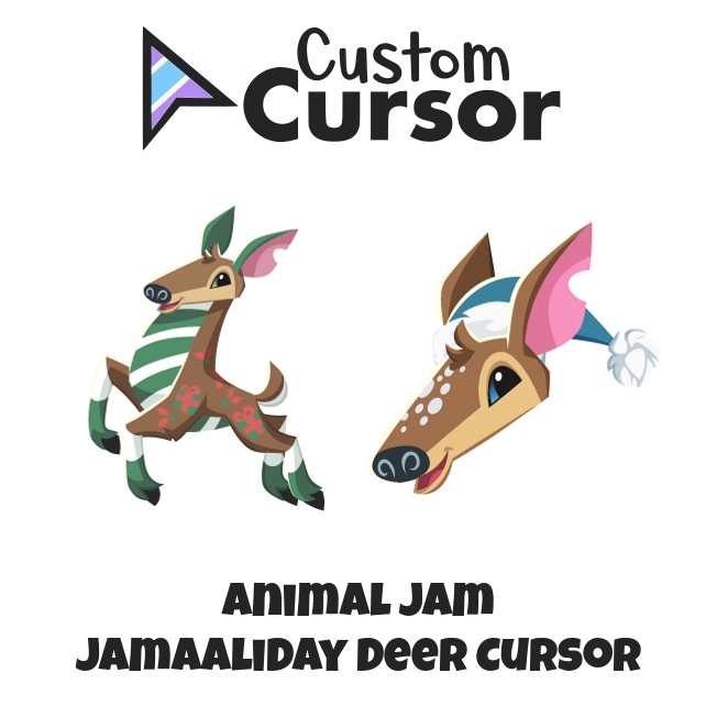 Animal Jam Jamaaliday Deer cursor – Custom Cursor