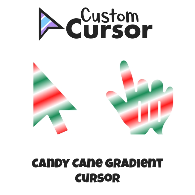 Candy Cane Gradient cursor – Custom Cursor