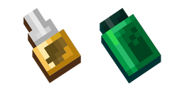 Minecraft Medicine Eye Drops and Elixir Cursor