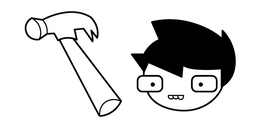 Homestuck John Egbert and Hammer Curseur