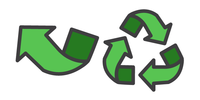 Recycling Sign Cursor