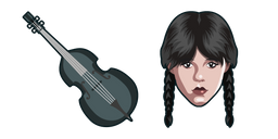 Wednesday Addams and Cello Cursor