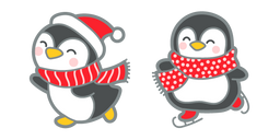 Cute Penguin in Scarf Cursor