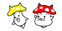 The Battle Cats Mushroom Cat Cursor