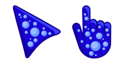 Blue Water Bubbles Cursor