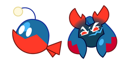 Cookie Run Lobster Cookie and Eerie Anglerfish Cursor