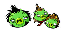 Курсор Angry Birds Green Day