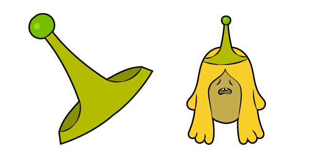 Adventure Time Turtle Princess and Crown Cursor