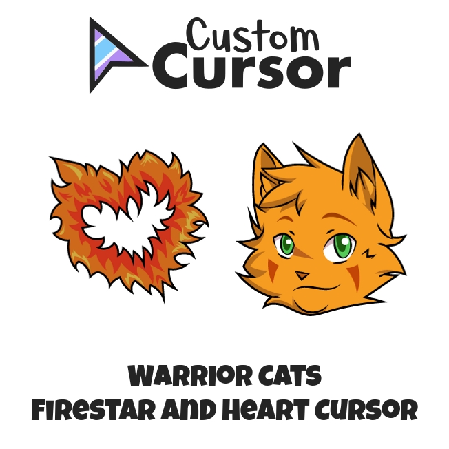 Warrior Cats Firestar and Heart cursor – Custom Cursor