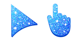 Blue Glitter cursor