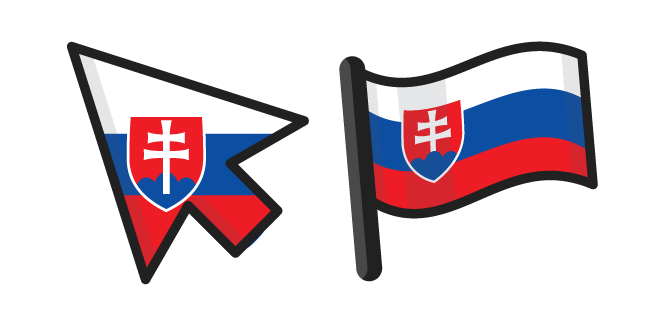 Slovakia Flag Cursor