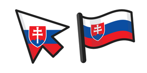 Курсор Slovakia Flag