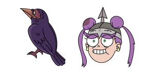 Курсор Star vs. the Forces of Evil Mina Loveberry and Raven