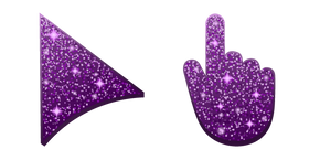 Курсор Dark Purple Glitter