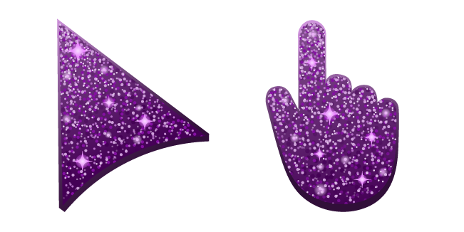 Dark Purple Glitter Cursor