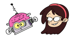 The Loud House Sid Chang and Breakfast Bot Cursor