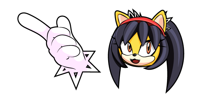 Sonic Amy Rose & Piko Piko Hammer Cursor - Cool Sonic Custom Cursor