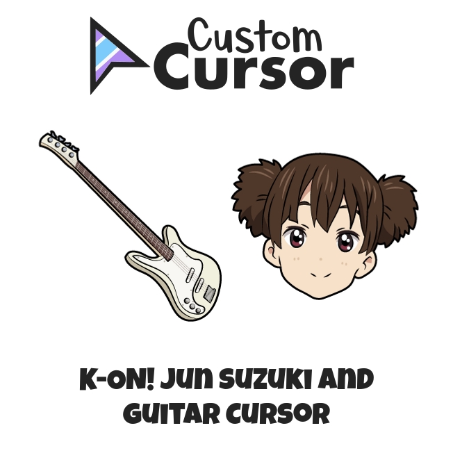 K-ON Yui Hirasawa and Guitar cursor – Custom Cursor